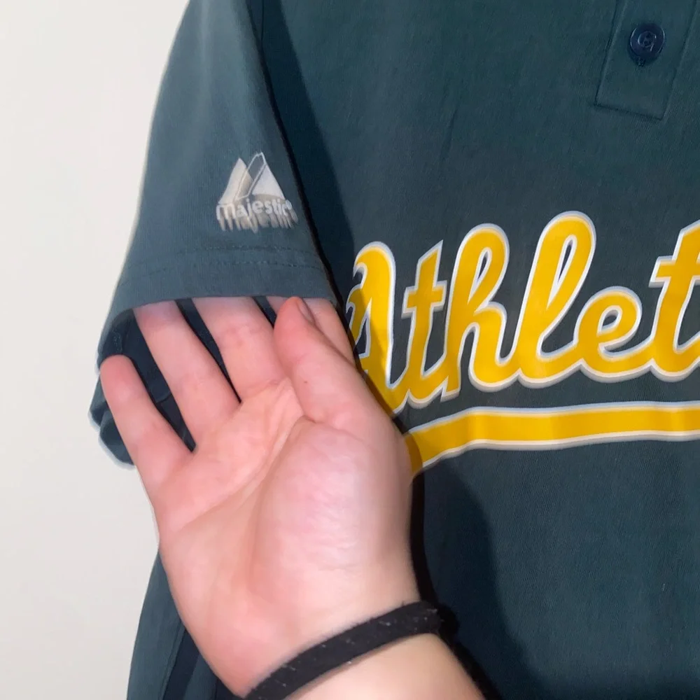 Vintage 80s/90s Oakland A’s Athletics Majestic Jersey Shirt - Picture 4 of 6
